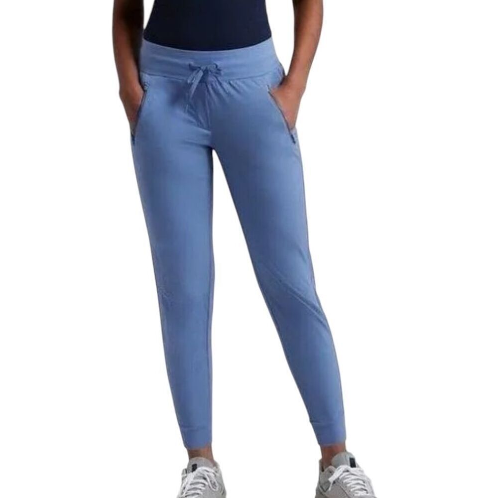 Athleta Trekkie North Jogger in Cottage Blue Drawstring Waist Pants size 12